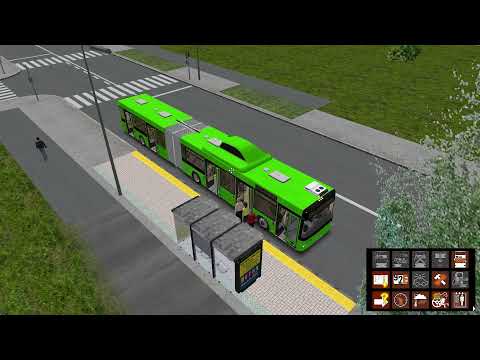 Видео: ОМСИ 2. Москва 2.2.5 (2021) Маршрут м10к (утренний час пик)