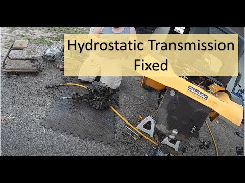 Видео: Ремонт трансмиссии Cub Cadet XT1 LT46" | Низкий уровень жидкости