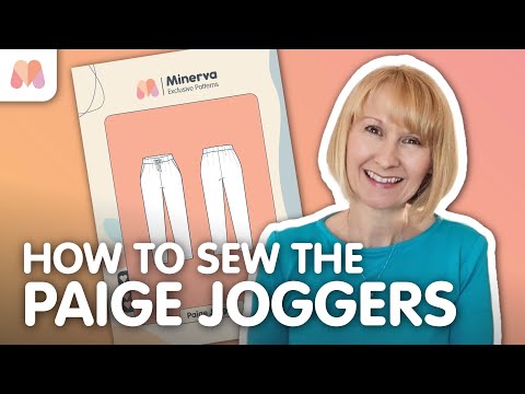Видео: Как сшить спортивные штаны Paige | Эксклюзив Minerva Sewalong