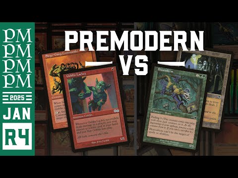 Видео: BEEFCAKE против RG Goblins — Раунд 4 — Турнир Premodern MTG, январь 2025 г.