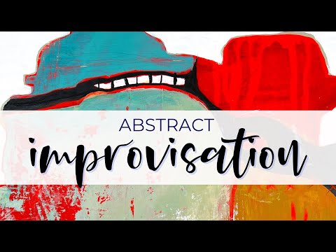 Видео: Импровизированная абстрактная живопись — 12x12 дюймов #arttutorial #bebrave #intuitiveart #wingit...
