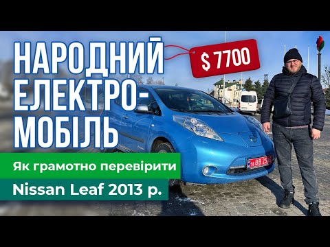 Видео: Професійна перевірка Nissan Leaf 2013 перед купівлею. На що варто звертати увагу!