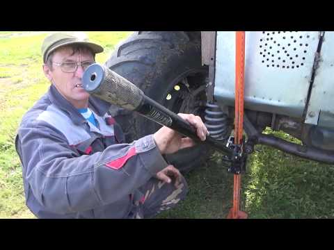 Видео: Проверка ульев, не большая поломка вездехода.