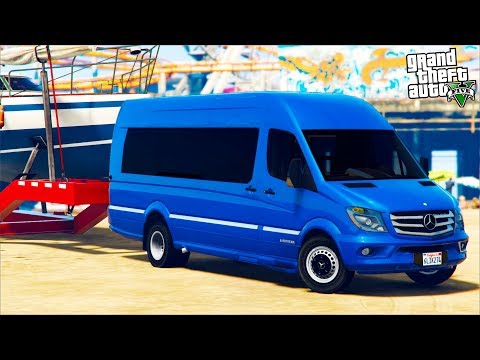 Видео: РЕАЛЬНАЯ ЖИЗНЬ В GTA 5 - КУПИЛИ НОВЕНЬКИЙ MERCEDES SPRINTER ДЛЯ РАБОТЫ! 🌊ВОТЕР