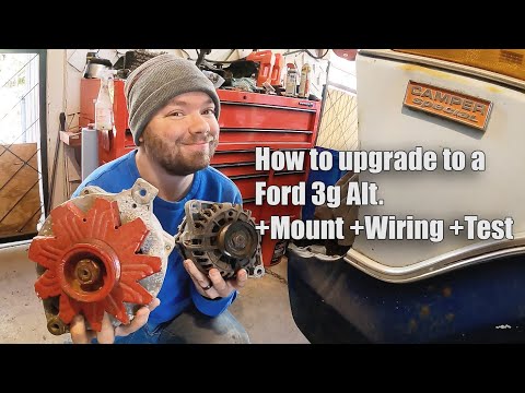 Видео: Модернизация/замена генератора Ford 3G стала проще: как установить, подключить и проверить