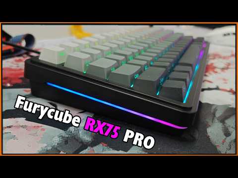 Видео: Алюминиевый роллер и RU-сайд принт в CyberLynx (Furycube) RX75 PRO #Клавиатура #Furycube