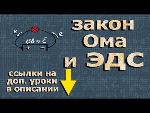 Видео: закон Ома для полной цепи и ЭДС физика