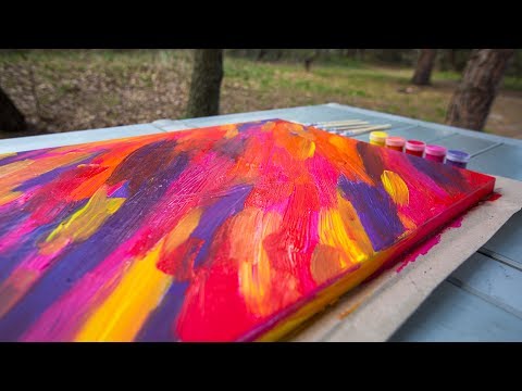 Видео: Портрет флип-флоп. Рисуем на природе.