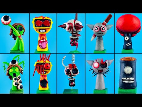 Видео: СПРУНКИ ФАЗА 5 Лепим фигурки из пластилина 🎵 Sprunki Phase 5 Лепка ОК Часть 2