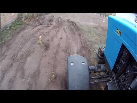 Видео: недо -  МТЗ-82.1 оранка 2019 осінь(пісок)