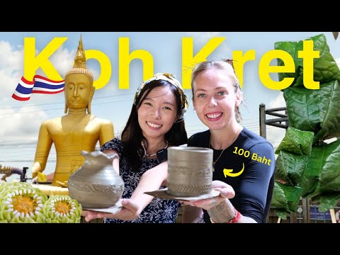 Видео: Остров Ко Крет: самый тщательно хранимый секрет Бангкока, традиционная еда и глиняная керамика!🇹🇭...
