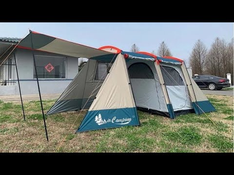 Видео: Туристическая палатка MirCamping KRT 019 четырехместная