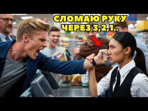 Видео: УНИЗИЛ касиршу в магазине. Богатым можно все. Большая ОШИБКА. Моментальная карма. Через минуту уже