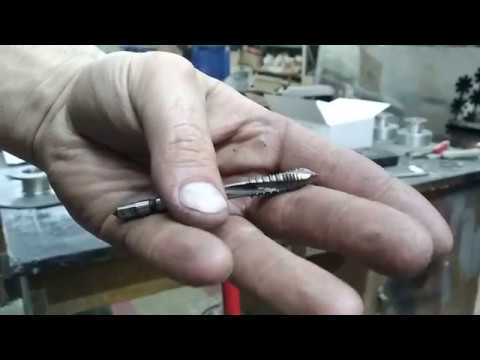 Видео: Нарезания резьбы в пищевой нержавеющей стали (AISI 304, 316).