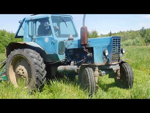 Видео: МТЗ 80 и косилка КРР-2.4 косим огород