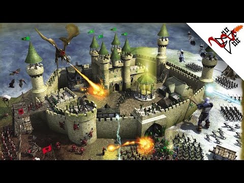 Видео: Stronghold Legends Прохождение пути легенд - Долина цветов 1