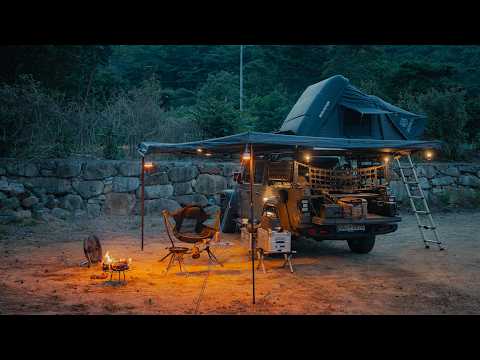 Видео: Кемпинг для одного автомобиля под тентом на 270 градусов - | Jeep Gladiator | iKamper | Camping Vlog