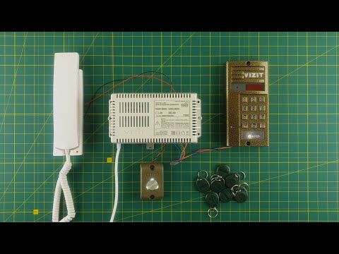 Видео: Налаштування блоків керування домофону Vizit BUD-302M, 302-К20, 302S-80