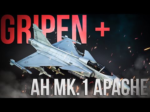 Видео: ВВС Британии первым респом — Apache + Gripen😤 | War Thunder