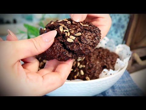 Видео: ШОКОЛАДНОЕ ОВСЯНОЕ ПЕЧЕНЬЕ ЗА 15 МИНУТ