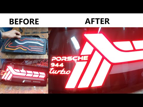 Видео: Как это сделано Porsche 944 Turbo 1978 года выпуска: светодиодный задний фонарь