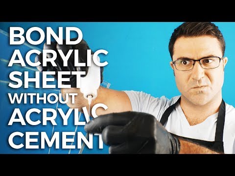 Видео: Как приклеить акриловый лист без акрилового клея