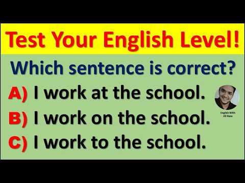 Видео: Тест по грамматике американского английского — проверим, насколько вы хороши! #americanenglish #g...
