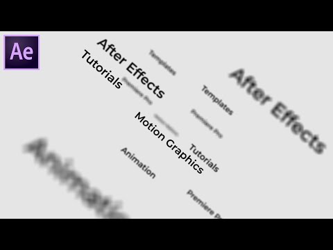 Видео: Анимация пролёта камеры через текст в After Effects — Учебное пособие по After Effects | Появлени...