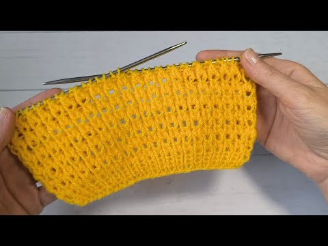 Видео: Эффeктный и очень простой узор для кардиганов, джемперов, палантинов🧶#вязаниесВерой#вязание 