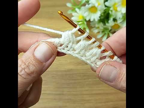 Видео: ⭐️вау⭐️ Очень простое объяснение модели двухцветного мотива крючком #вязаниекрючком #вязаниесписком