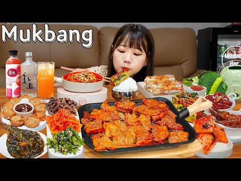 Видео: Sub)Real Mukbang- Легендарные корейские домашние блюда 🍱 (13 гарниров) ASMR KOREAN FOOD