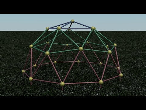Видео: 3d моделирование стержневой полусферы в AutoCAD 2020