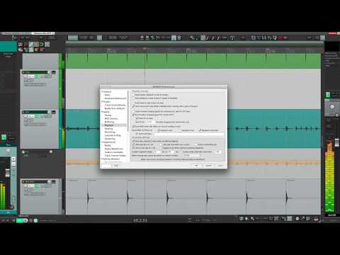 Видео: Настройка Reaper ч.2 (Audio, Midi, Buffering, Scrub, Recording)