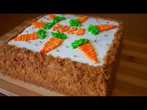 Видео: Морковный торт на НОВЫЙ ГОД Торт 2023 на новогодний стол