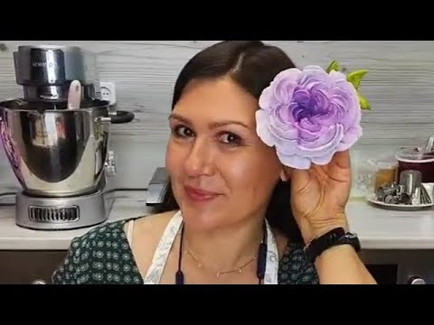 Видео: 🍀🌸Зефирный пион прямой насадкой🌿🌺от Карины Загоскиной 💛