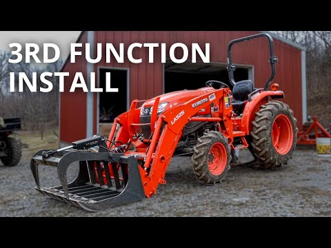 Видео: Как установить комплект Summit 3rd Function Kit для трактора Kubota L3901 L3301 L2501 L3200