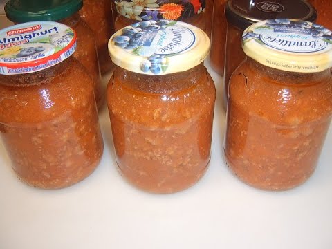 Видео: Томатный соус в автоклаве. Маринкины творинки. Всем МИРА и Добра!