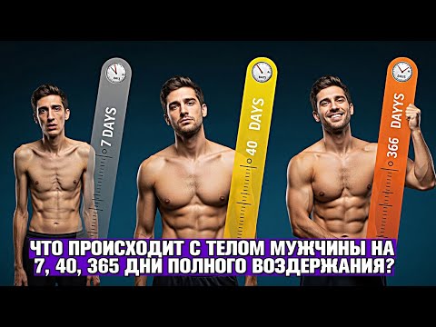 Видео: МОНИТОРИНГ ПРОГРЕССА: 📈 ЧТО ПРОИСХОДИТ С ТВОИМ ТЕЛОМ НА 7-Й, 30-Й, 90-Й И 365-Й ДЕНЬ ВОЗДЕРЖАНИЯ? 💪