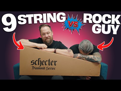 Видео: Рок-гитарист ВПЕРВЫЕ пробует 9-струнную гитару!