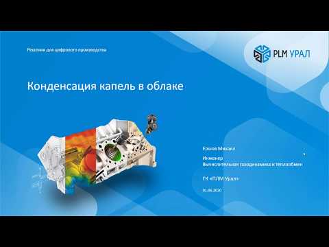 Видео: Конденсация капель в облаке на основе модели DPM и пользовательских функций UDF