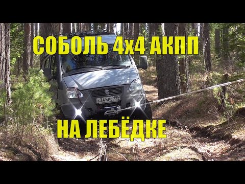 Видео: По лесовозным КОЛЕЯМ на ЛЕБЁДКЕ! Соболь 4х4 АКПП. Едем смотреть водопады и озёра! Разведка маршрута.
