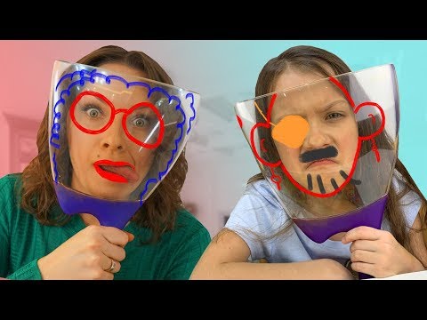 Видео: Отгадай чьё Лицо Челлендж Мы рисуем Вы угадываете / Вики Шоу