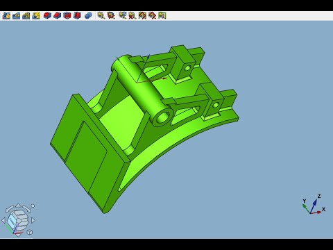 Видео: FreeCAD Часть 100. Пример создания модели.