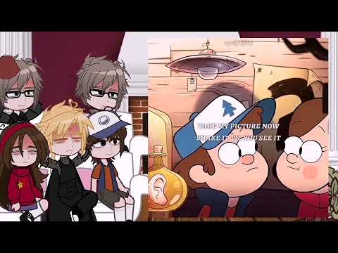Видео: Реакция гравити Фолз на тик ток//1часть//Gravity Falls react to tik tok//chapter 1//