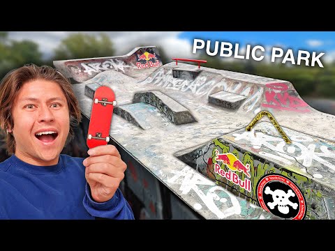Видео: Мы нашли парк для фингерборда на открытом воздухе!