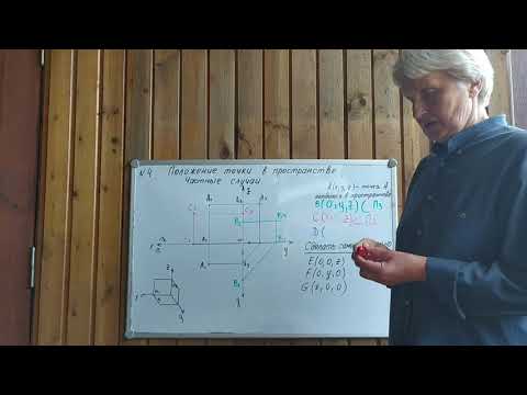 Видео: Положение точки в пронстранстве ( Частные случаи )