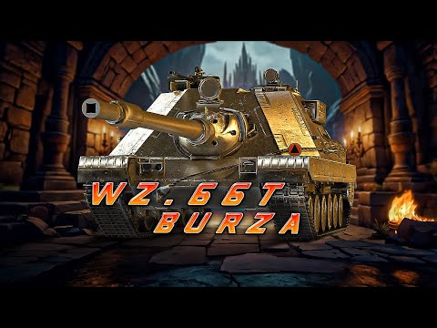 Видео: Wz.66T Burza - Проверяю прем. танк