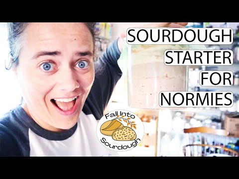 Видео: Закваска для начинающих | Fall Into Sourdough — новый совместный проект | Fermented Homestead