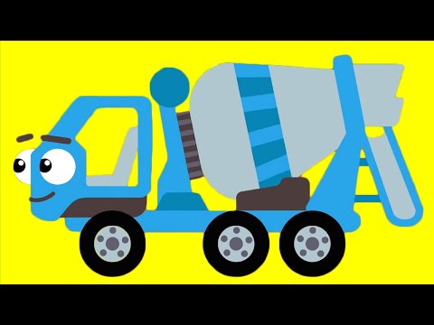 Видео: Рабочие машины - Песни для детей - Сборник - Новые мультики про машинки