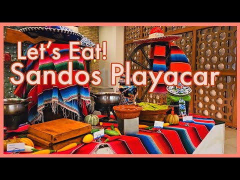 Видео: Давайте поедим в Sandos Playacar